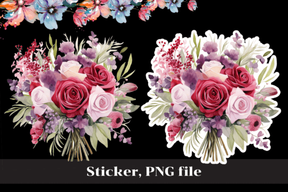 Download Watercolor Flower Floral Stickers, PNG - Watercolor flower Collection