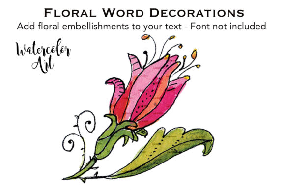 Download Watercolor Flower Red Petals - Watercolor flower Collection