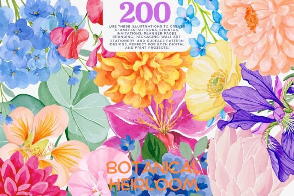 Download Watercolor Flower Clipart Bundle - Watercolor flower Collection