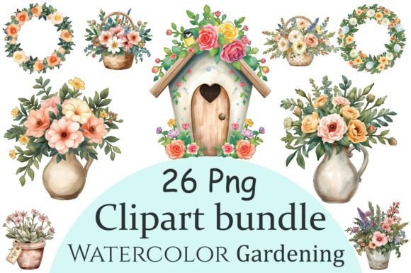 Download Watercolor Floral Clipart Bundle - Floral clipart bundle Collection