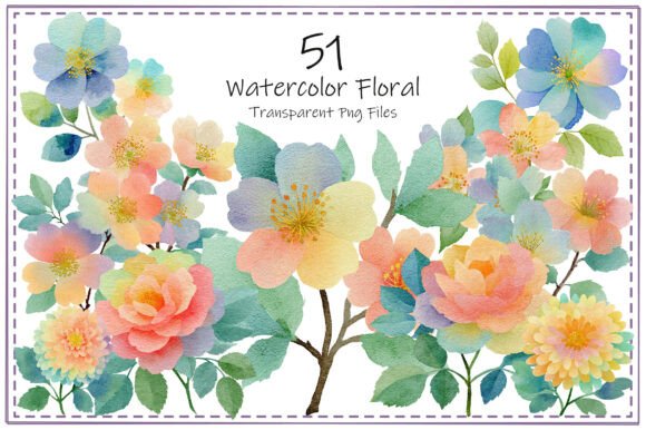 Download Watercolor Floral Clipart Bundle - Premium Resources