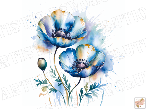 Download Watercolor Flowers Floral Clipart Bundle - Watercolor flower Collection